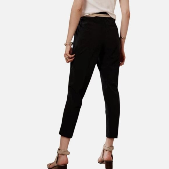 Banana Republic Airstretch Tapered Pants in Black Size Medium Breathable - Picture 2 of 7
